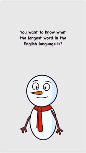 🤯 What Is the Longest Word in English? | Mind-Blowing English Fact #shorts