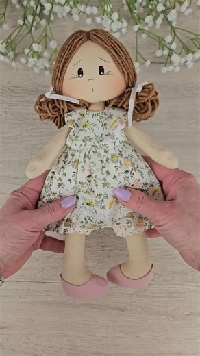 Sofie Aurel | Patterns & Toys on Instagram: "✨ New sewing pattern ✨ Part of the sewing process for a handmade fabric doll with a full outfit, created using my PDF sewing pattern and detailed tutorial ✂️🧵 This new pattern is designed for a 25 cm (10 inch) doll and includes doll construction with carefully finished details. A calm, cozy project for makers who enjoy doll making, miniature sewing, and slow handmade work. ✨ Digital PDF sewing pattern ✨ Step-by-step tutorial ✨ Instant download The pa