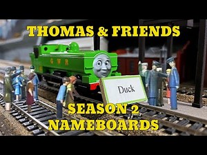 Thomas and Friends Season 2 Nameboards - 2022 (DanThe25Man)