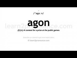 How to pronounce Agon | English pronunciation