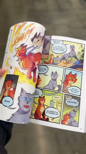 Warrior Cats Graphic Novel #booktok #warriors #warriorcats #book #books #booktube #bookish