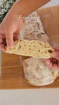 Easy No-Knead Ciabatta Bread Recipe | How to make everyday bread, Crispy Outside, Soft Inside