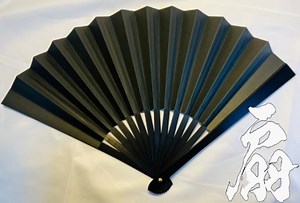 Tessen Japanese Samurai Iron War Fan Kuroda Black With Case With a Leaflet About the History Samurai Written by the Seller - Etsy