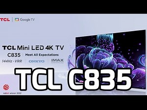 TCL C835 Mini Led Qled 4K Google TV HDMI 2.1 VRR ALLM Review Reseña especificaciones características