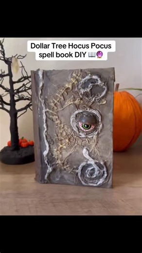 Jen Watson | Cleaning, Organizing, Home Tips & more. on Instagram: "How to create this Hocus Pocus spell book! I love how it turned out! 🎃📕🪄🔮 Materials needed: Hard cover book Eye balls tissue paper mod podge or glue paint (brown, white, yellow) hot glue gun + glue sticks . . . . . . . . . #hocuspocus2 #hocuspocusparty #hocuspocusmovie #didyouknow #howto #diyhalloween #halloweendiy #halloweendecor #halloween #halloweendecor #halloweencrafts"