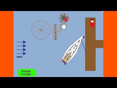 USING A SPRING LINE TO GET OFF A T-HEAD OR FUEL DOCK