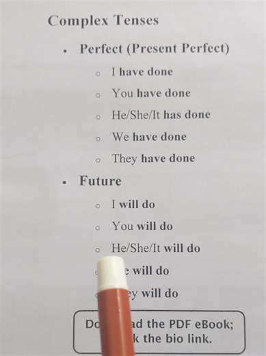 Mastering Complex Tenses in English Grammar