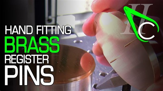 【万卷搬运】No.285 手工安装黄铜调节销【Clickspringの车工短视频】