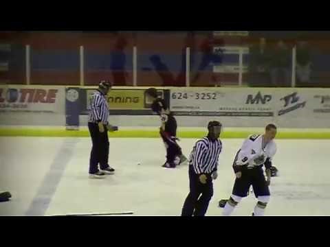 Junior B Hockey Fight