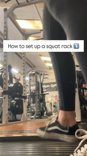 How to set up a squat rack…. Squat down to gauge what height you need the safety bars set to Fight trying to get the bars in place for so long you give up…. Jk I did attempt to actually film a helpful video but my phone cut out at the battling the safety bars - maybe I’ll refilm soon  #squat #squatrack #legdayworkout #legday | Kelly - KP Fitness | Facebook