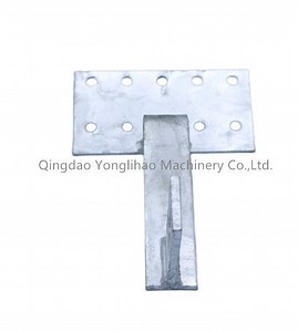 [Hot Item] Custom Steel Stamping Welding Bracket for Structure Tower Foot Fittings