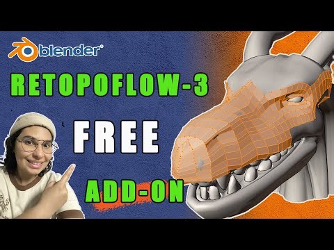 Blender İçin En İyi Ücretsiz Retopoloji Add-on: Retopoflow 3
