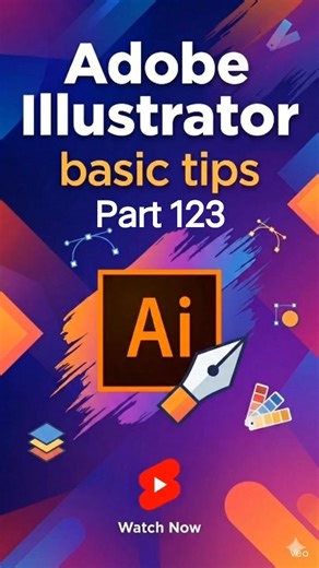 123. Adobe Illustrator basic tips. #shorts #shortsfeed #adobeillustrator #foryou #art #shortcut