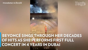 Beyoncé Sings Through Her Decades of Hits as She Performs First Full Concert in 4 Years in Dubai