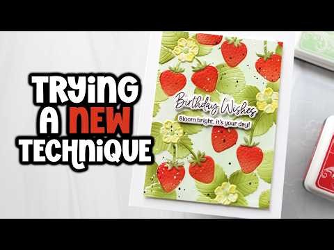 Trying a New Embossing Technique with a 3D Folder from Gina K. Designs