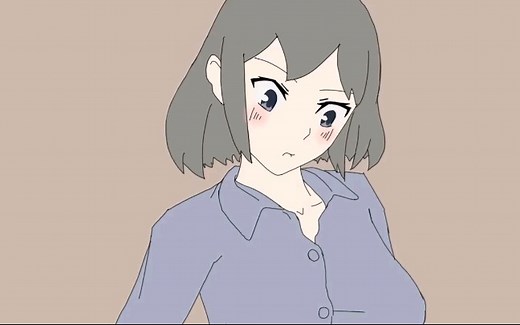 TG动画 男变女 图书馆