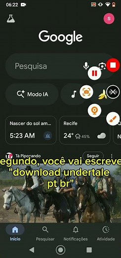 tutorial de como instalar o undertale pt Br Mobile #undertale #tutorial