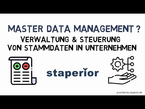 Master Data Management im Unternehmen - einfach erklärt (deutsch)! Definition und Praxisbeispiel.