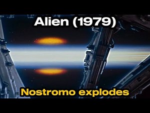 Alien (1979) Nostromo explodes