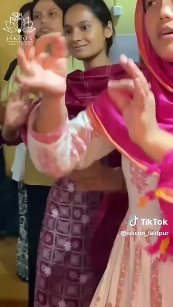 Mangal Aarati Ritual at ISKCON Lalitpur Temple