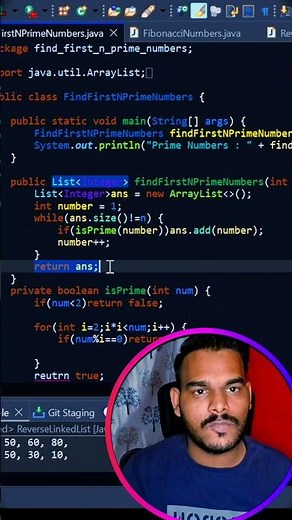 Find First N Prime Numbers in Java | Efficient Logic Explained in 60 Seconds