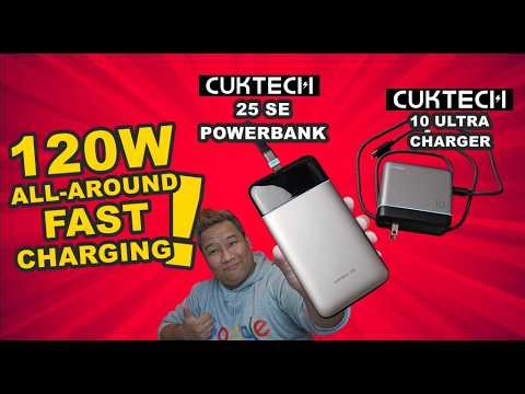 CUKTECH 25 SE Powerbank and CUKTECH 10 ULTRA Charger