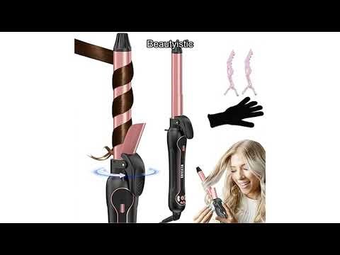 Rotating Curling Iron 1 Inch Review: Fast, Effortless Beach Waves by