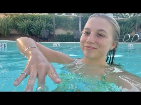 ASMR At the Pool: Underwater, Camera Taps, etc.☀️💧