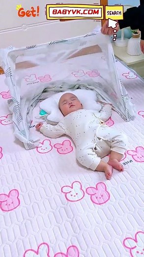 Easy to set up Baby Mosquito Net with foldable design and full coverage #NewMom