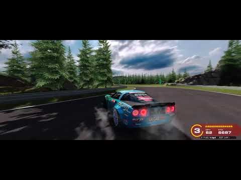 Drift Vette at Tahoma Course