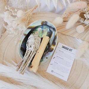 Smudge Kit / Smudging Tools / Abalone Shell / Sage /palo Santo / Smudge Set or Sold Separately - Etsy UK