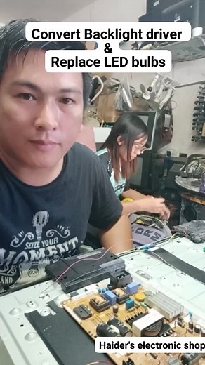 Smart tv Samsung 32 inch Convert Backlight driver and replace all led bulbs #reels #reels2023 #reelsvideo #reelsfb #reelsviral #reelsinstagram #reelitfeelit #reels #reelit #TVRepair Haider's Electronics Repair Shop | Haider Alcantara