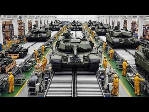 Military Tank Manufacturing Process | Modern Armored Vehicle Production & Factory Tour