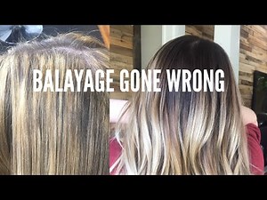 Balayage Gone Wrong - Color Correction || Hair Tutorial