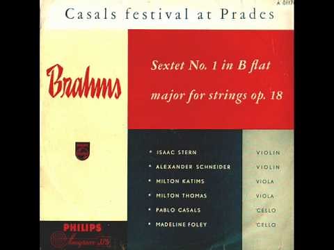 Brahms-Sextet for Strings No. 1 in B flat Major Op. 18 (Complete)