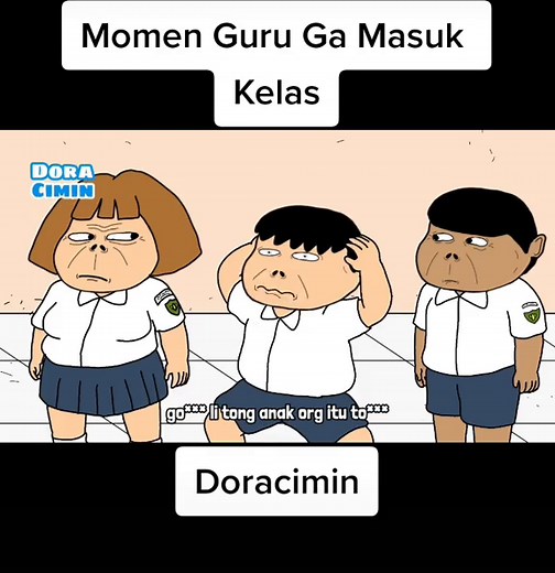 Animated Classroom Scenes Featuring Student Interactions