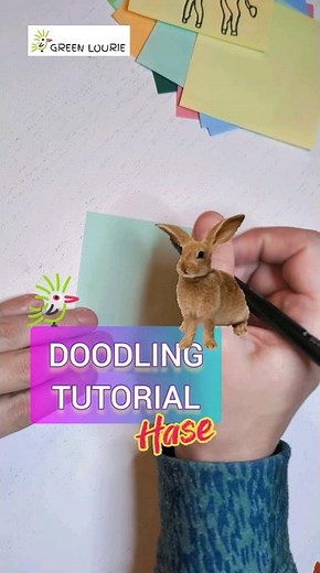 🐇🐰👯‍♀️ Hase 🐣🥚 Easy Osterhase malen: Schnelles Tutorial, Ideen zum Zeichnen lernen, Kaninchen Ostern