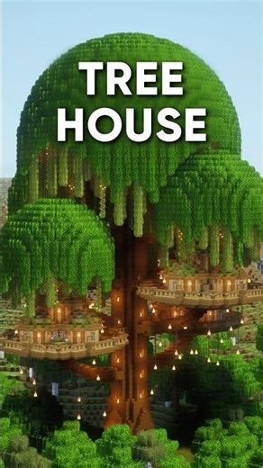 Minecraft Tree House 🌳 #minecraft