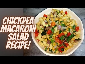 Chickpea Macaroni Salad For Weight loss Recipe Made By Cooking With Kinza Ahmed |