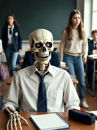 Why People Panic When Their Crush Sits Next To Them ? 😔#creatorsearchinsights #creativecontent #trendalert #crush #skeleton