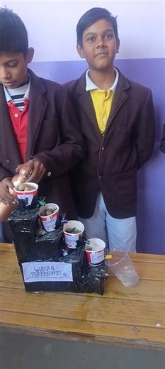 water purifier science model in science exhibition