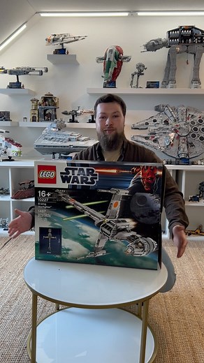 M.J.W.-Bricks | LEGO Star Wars MOCs & UCS on Instagram: "Follow @m.j.w._bricks for more MOCs and Content around the topic Lego! Build the UCS B-Wing with me and place it on the shelf with its friends! As you know I bought the 10227 B-Wing from 2012. Once again used from another collector. It’s definitely not my favorite UCS set, but still a nice addition to my collection! Now only a few sets are missing until the collection is complete! And Happy Easter to you all! ______________________________