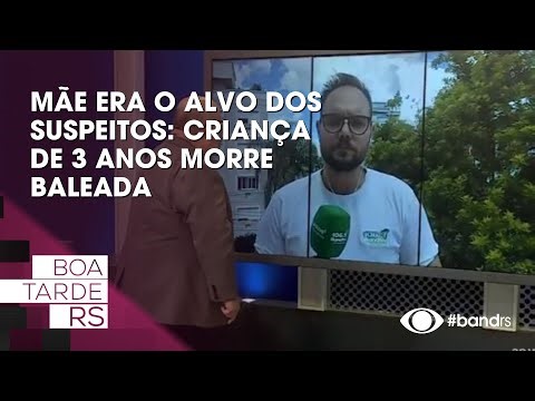Mãe era o alvo dos suspeitos: criança de 3 anos morre baleada