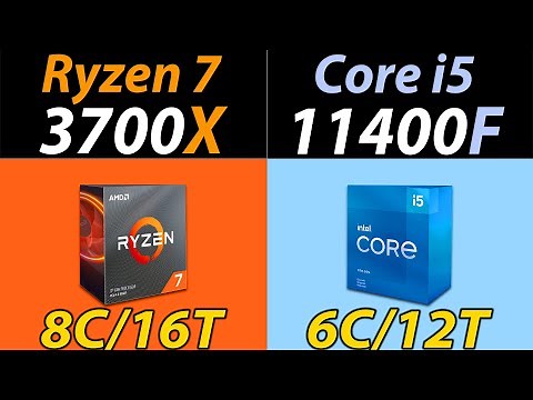 Ryzen 7 3700X Vs. i5-11400F | 8 Cores Vs. 6 Cores | How Much Performance Difference?