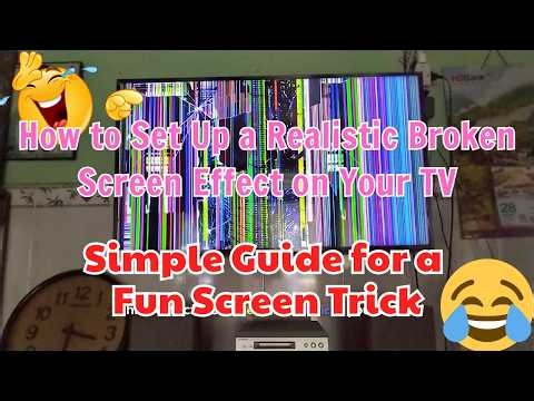 How to Play a Broken Screen Video on Your TV | Simple Guide for a Fun Screen Trick