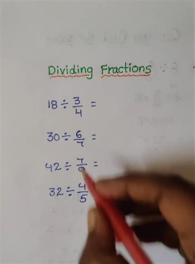 Dividing fractions please subscribe for more math tricks 🙏