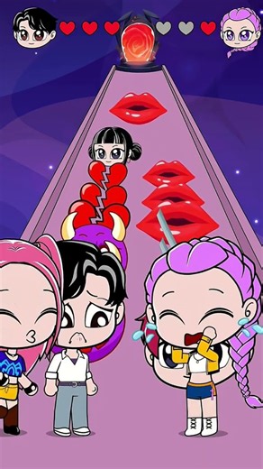 New DEMON KISS Run: Rumi vs. Jinu Day 64 Challenge 👹 | K-pop Demon Hunters