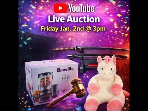 Friday's LIVE Online Auction Jan 2, 3pm - The Auction Gallery Millville, PA