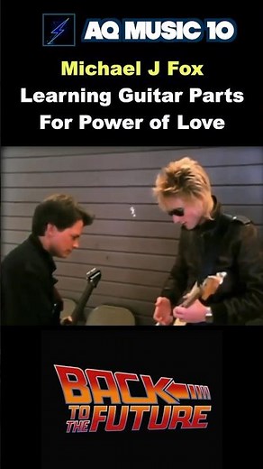 Michael J Fox Learning Guitar Parts For Back to the Future From Paul Hansen