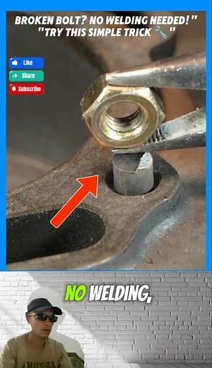 How to Remove a Broken Bolt Without Welding, Easy & Practical! 🔧